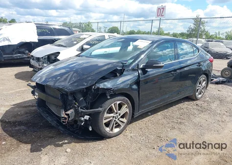 2018 Hyundai Elantra Limited из США, поврежденный, VIN 5NPD84LFXJH298675